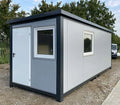 Conteneur 6×2,40 m + WC, douche et cuisine