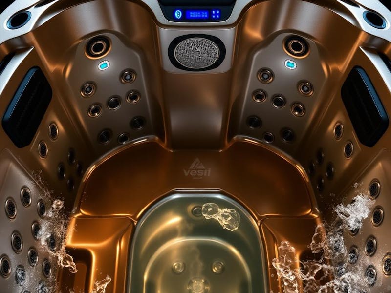 Spa de Luxo para 6 Pessoas com Áudio Bluetooth agri-tract
