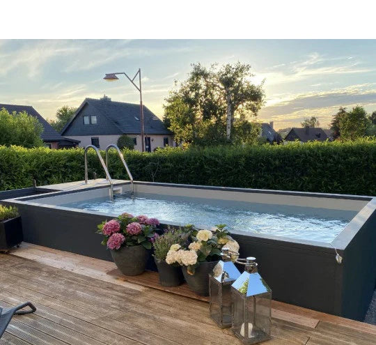 Conteneur mobile pour piscine 5m25 x 2m55 x 1m26
