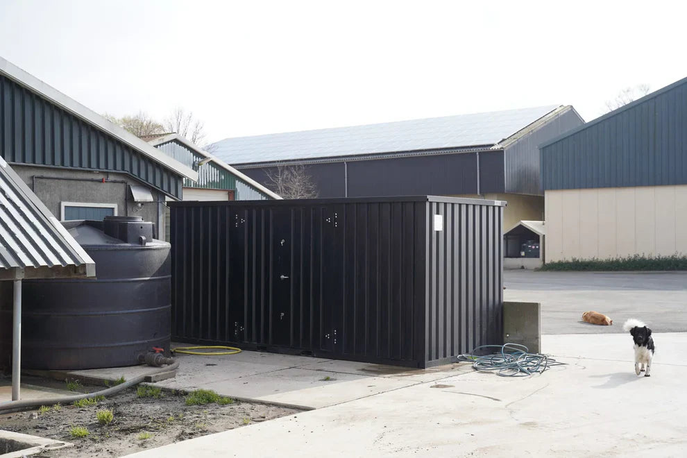 Conteneur de stockage de 5 x 2 mètres – avec double porte neuf