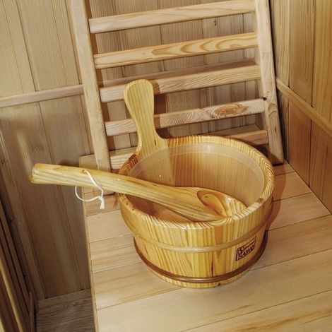 Sauna a Vapor Tradicional Poolstar para 3 Pessoas – Aquecedor Elétrico Harvia 4500W – Dimensões 150x150x200 cm – Temperatura 60-90°C – Madeira de Abeto agri-tract