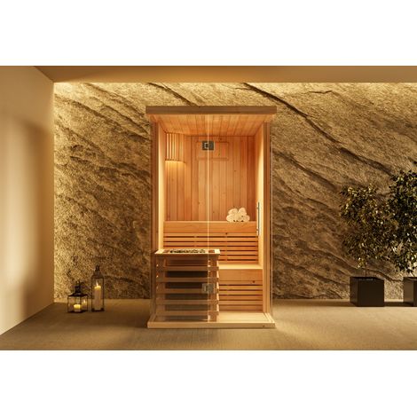 Sauna Interior Natural Finntherm Milla 119 x 150 cm agri-tract