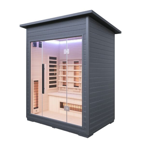 Sauna Exterior QD-C3 para 3 Pessoas agri-tract