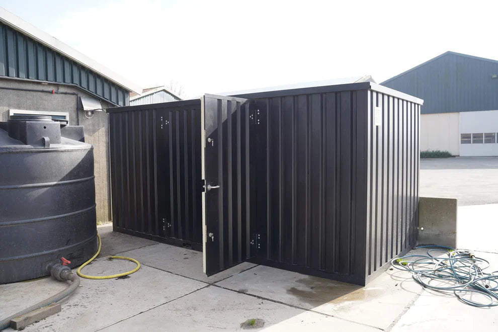 Conteneur de stockage de 5 x 2 mètres – avec double porte neuf