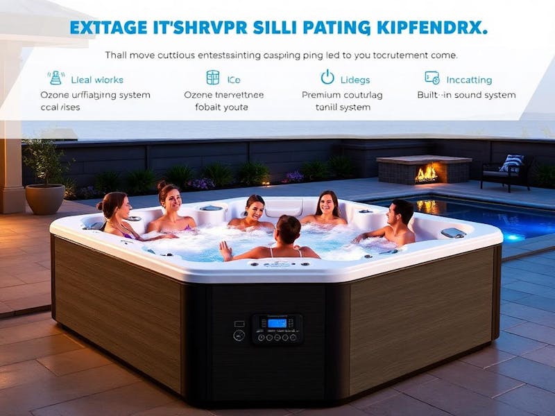 SPA a Familiar para 8 Pessoas com Zona de Natação e Duas Áreas de Relaxamento agri-tract