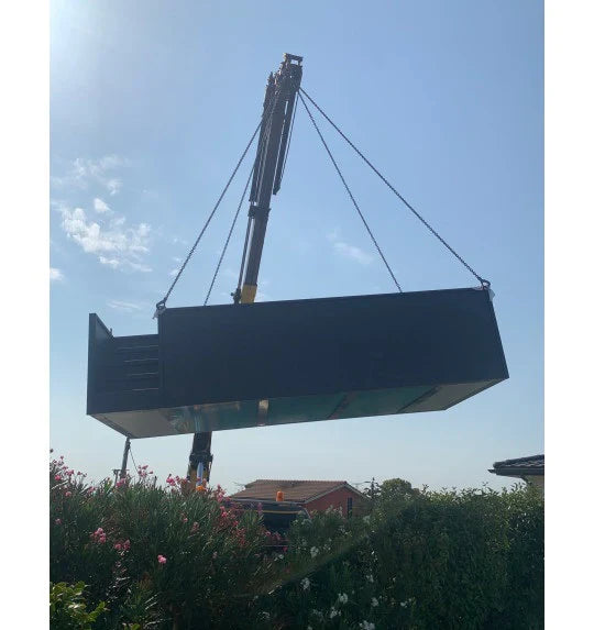 Conteneur mobile pour piscine 5m25 x 2m55 x 1m26