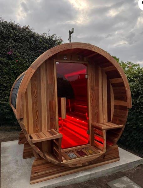 Sauna para 2-3 pessoas (Aquecimento por Infravermelhos + Aquecimento Tradicional) agri-tract