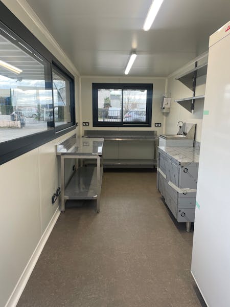 Quiosque/Snack-bar Contentor - Cozinha: 20 pés agri-tract