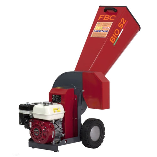 Broyeur déchiqueteur FBC BIO S2 55H et moteur Honda GX 160cc 2 lames 6 marteaux agri-tract