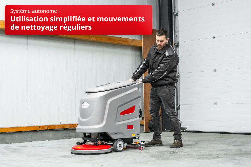 Autolaveuse CleanMaster Pro – 2600 m²/h, batterie incluse NEUF