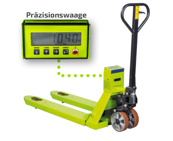 Transpalette peseur Pramac PX25 - capacité 2500 kg, balance électronique