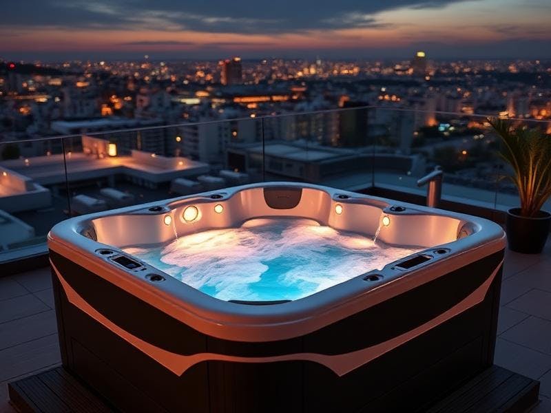 Spa de Luxo para 6 Pessoas com Áudio Bluetooth agri-tract