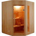 Sauna a Vapor Tradicional Poolstar para 3 Pessoas – Aquecedor Elétrico Harvia 4500W – Dimensões 150x150x200 cm – Temperatura 60-90°C – Madeira de Abeto agri-tract