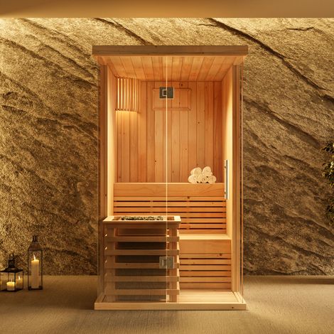 Sauna Interior Natural Finntherm Milla 119 x 150 cm agri-tract