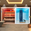 Sauna Hammam Boreal® Sensation Combi - 8 Lugares - 360 x 160 x 210 cm agri-tract