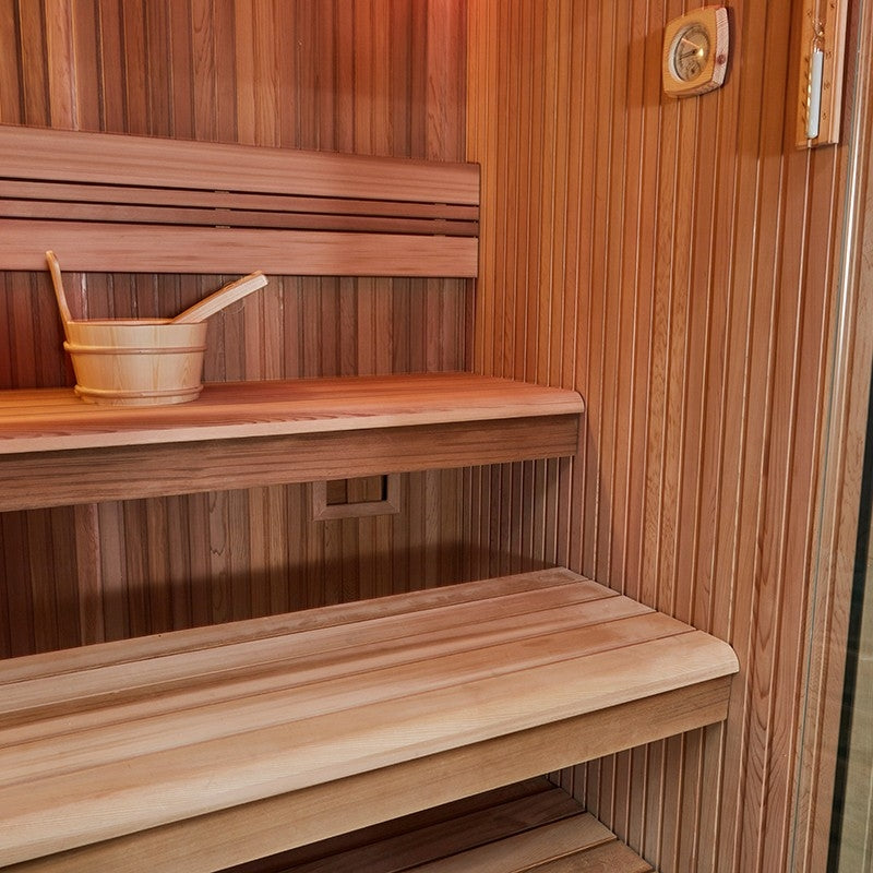Sauna Hammam Boreal® Sensation Combi - 8 Lugares - 360 x 160 x 210 cm agri-tract