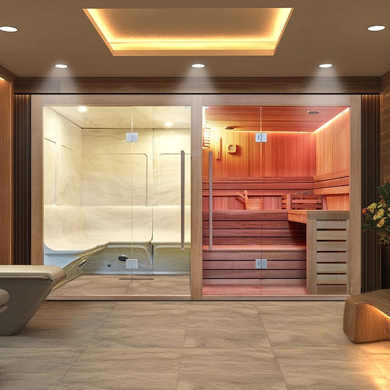 Combo Sauna e Hammam   - Capacidade para 8 pessoas agri-tract