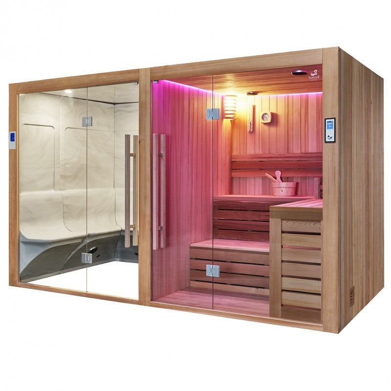 Combo Sauna e Hammam   - Capacidade para 8 pessoas agri-tract