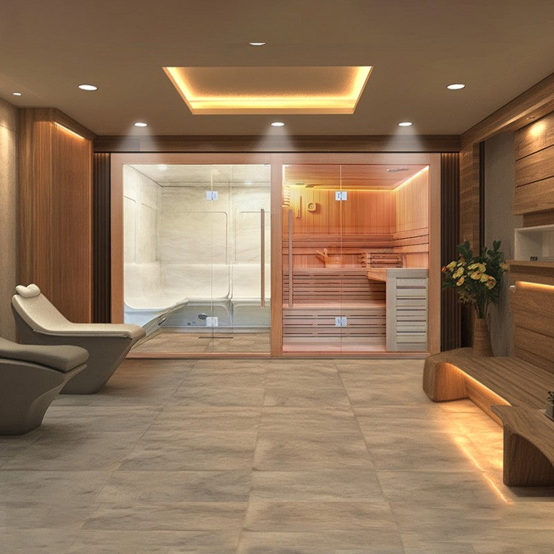 Combo Sauna e Hammam   - Capacidade para 8 pessoas agri-tract