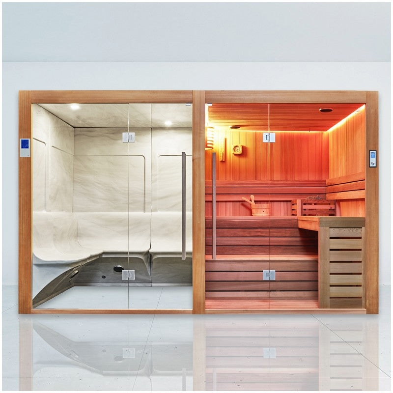 Combo Sauna e Hammam   - Capacidade para 8 pessoas agri-tract