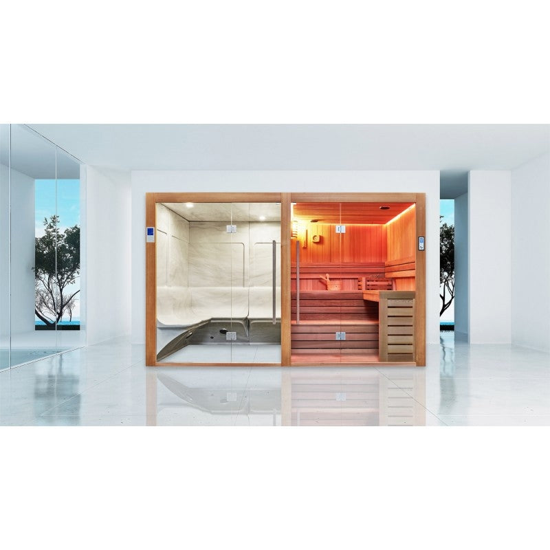Combo Sauna e Hammam   - Capacidade para 8 pessoas agri-tract