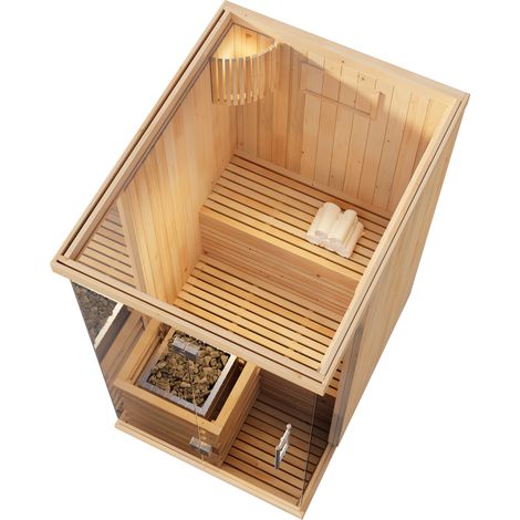 Sauna Interior Natural Finntherm Milla 119 x 150 cm agri-tract