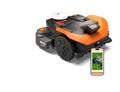 Worx Corta-relvas Robô WR318E Landroid Vision Cloud 2WD 20V 1800m² 22 cm 5,0 Ah TIRESPARK