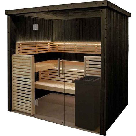 Cabine de Sauna Tradicional Desineo para 2 a 3 Pessoas agri-tract