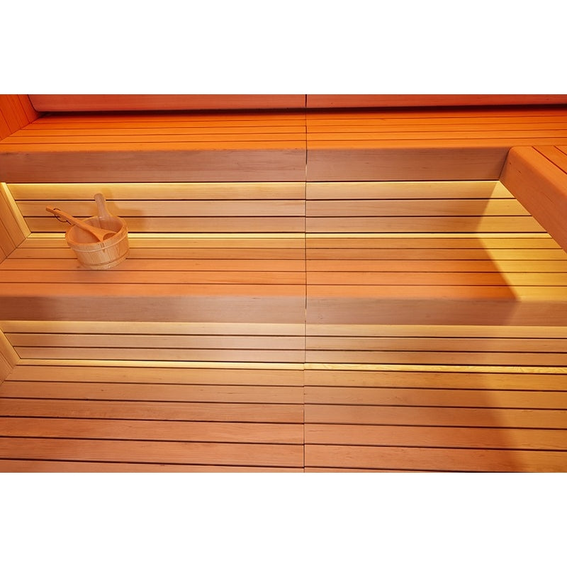 Sauna tradicional Boreal® CELEST PRO 300 - Capacidade para 8 pessoas - 300x200x210 cm agri-tract
