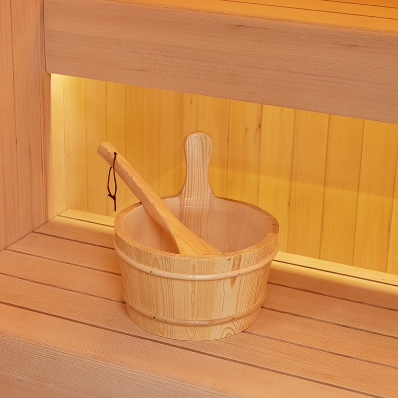 Sauna tradicional Boreal® CELEST PRO 300 - Capacidade para 8 pessoas - 300x200x210 cm agri-tract