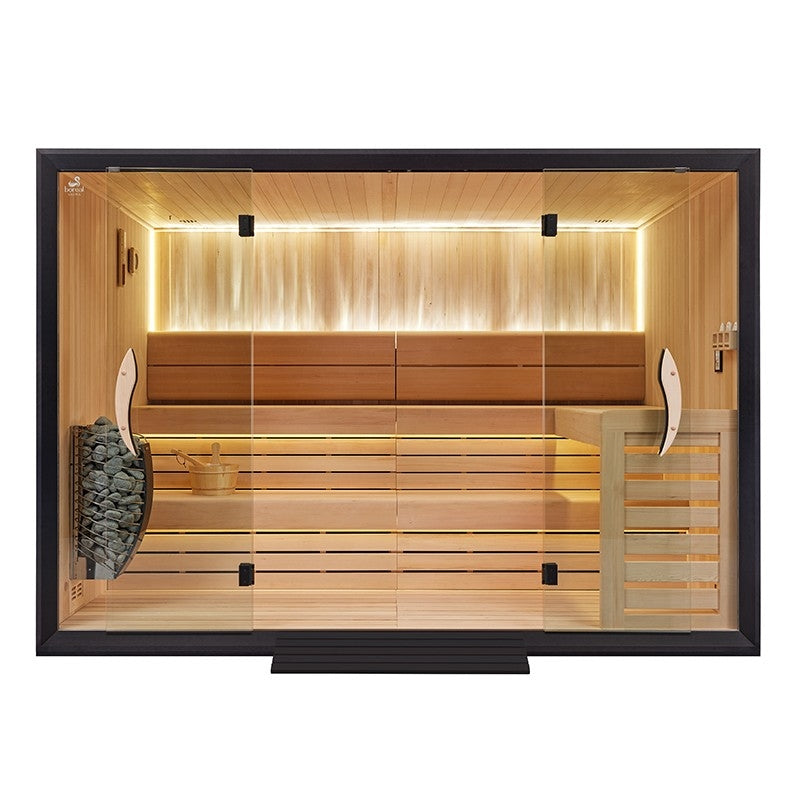 Sauna tradicional Boreal® CELEST PRO 300 - Capacidade para 8 pessoas - 300x200x210 cm agri-tract