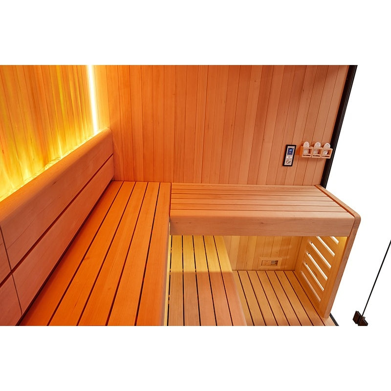 Sauna tradicional Boreal® CELEST PRO 300 - Capacidade para 8 pessoas - 300x200x210 cm agri-tract