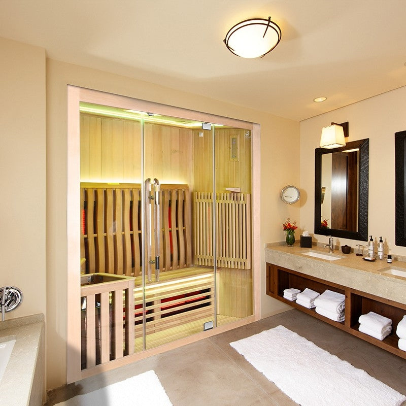 Sauna Combi Boreal® Elegance 3 - 175x125 Infravermelho + Vapor agri-tract