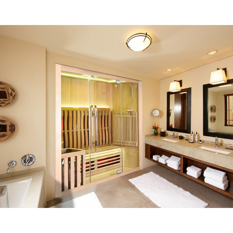 Sauna Combi Boreal® Elegance 3 - 175x125 Infravermelho + Vapor agri-tract