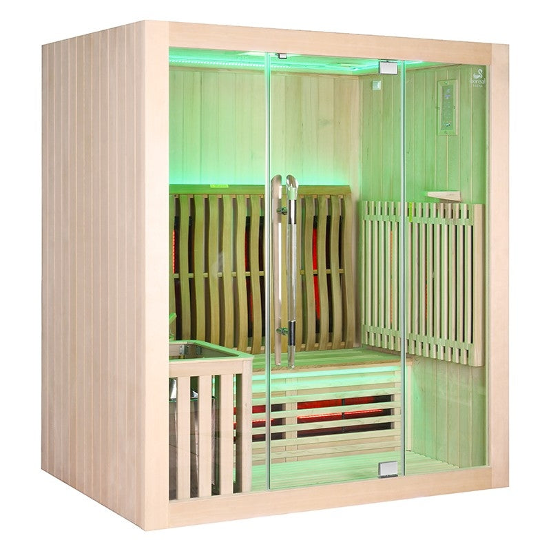 Sauna Combi Boreal® Elegance 3 - 175x125 Infravermelho + Vapor agri-tract