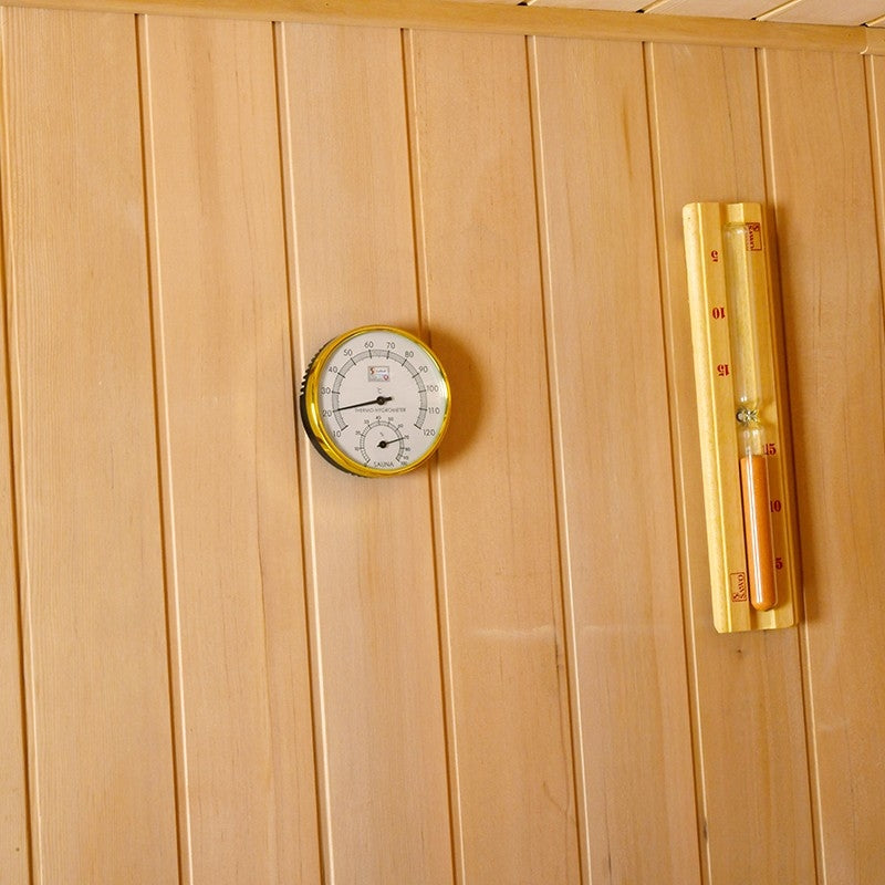 Sauna Boreal® Elegance PRO 6 Combi - 200x200 Infravermelhos + Vapor agri-tract