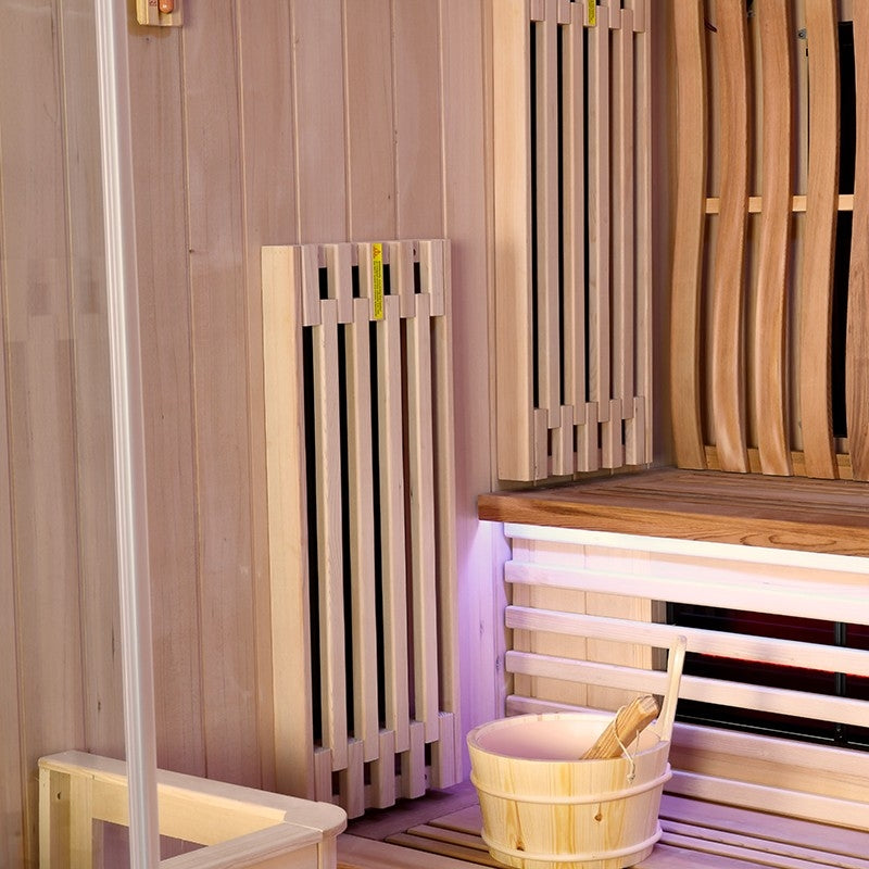 Sauna Boreal® Elegance PRO 6 Combi - 200x200 Infravermelhos + Vapor agri-tract