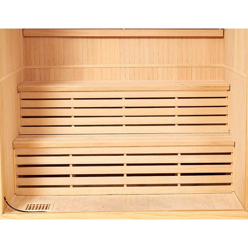 Sauna finlandais Nordica  Vapeur V23-S (1 à 2 places) - 133 x 122 x H.202. . agri-tract