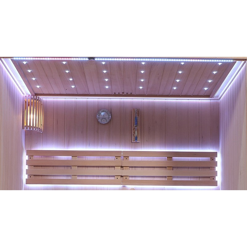 Sauna finlandais Nordica  Vapeur V23-S (1 à 2 places) - 133 x 122 x H.202. . agri-tract