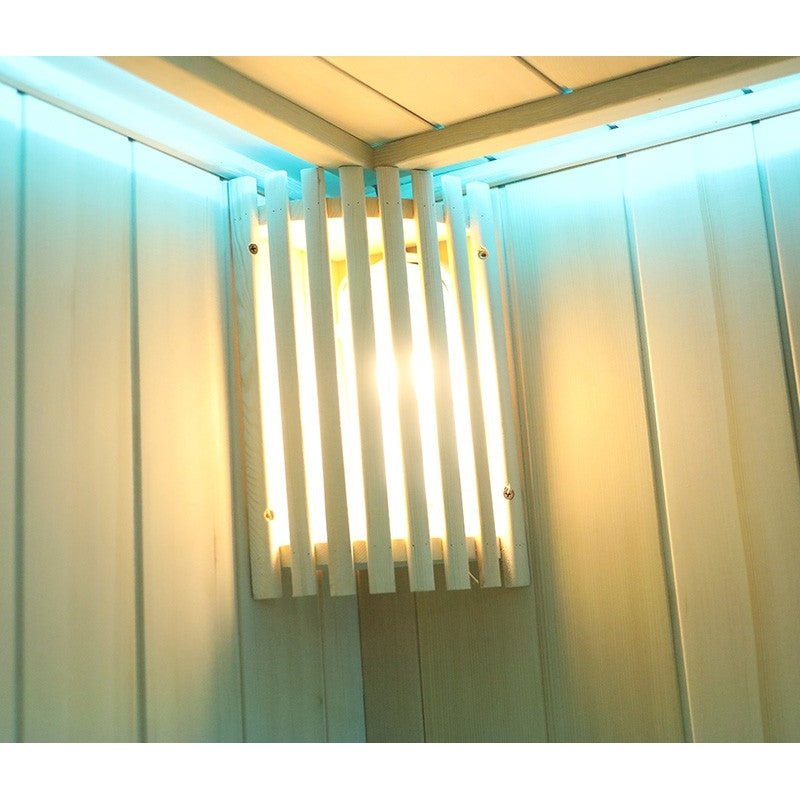 Sauna finlandais Nordica  Vapeur V23-S (1 à 2 places) - 133 x 122 x H.202. . agri-tract